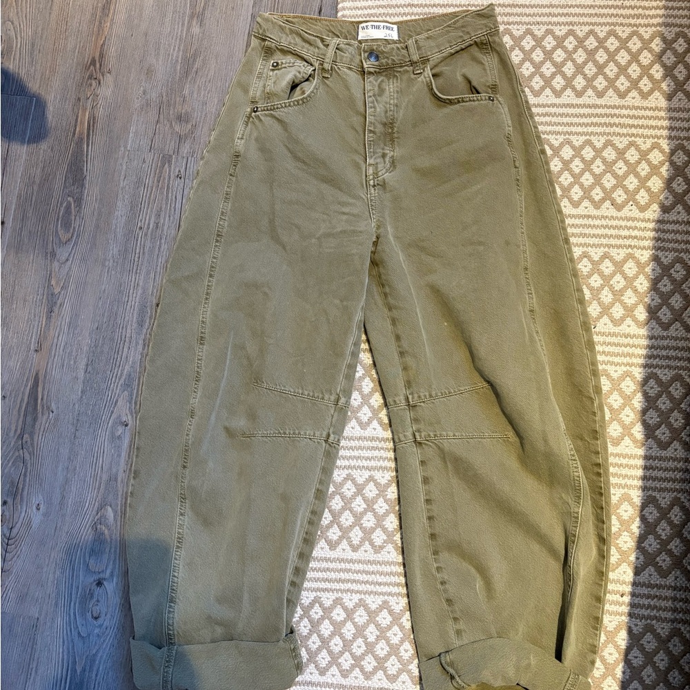 free people barrel jeans